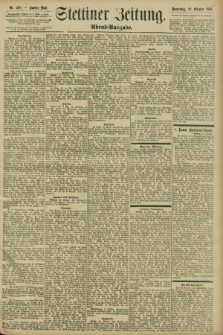 Stettiner Zeitung. 1896, Nr. 498 (22 Oktober) - Abend-Ausgabe