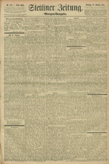 Stettiner Zeitung. 1896, Nr. 503 (25 Oktober) - Morgen-Ausgabe