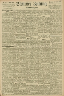 Stettiner Zeitung. 1896, Nr. 514 (31 Oktober) - Abend-Ausgabe