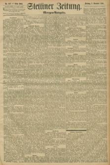 Stettiner Zeitung. 1896, Nr. 517 (3 November) - Morgen-Ausgabe