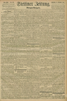 Stettiner Zeitung. 1896, Nr. 537 (14 November) - Morgen-Ausgabe