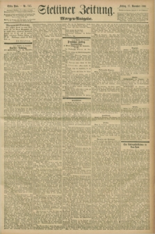 Stettiner Zeitung. 1896, Nr. 557 (27 November) - Morgen-Ausgabe