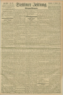 Stettiner Zeitung. 1896, Nr. 559 (28 November) - Morgen-Ausgabe