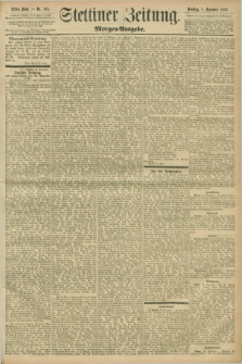 Stettiner Zeitung. 1896, Nr. 563 (1 Dezember) - Morgen-Ausgabe
