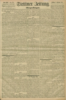 Stettiner Zeitung. 1896, Nr. 575 (8 Dezember) - Morgen-Ausgabe