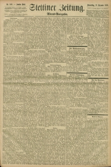 Stettiner Zeitung. 1896, Nr. 580 (10 Dezember) - Abend-Ausgabe