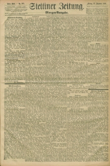Stettiner Zeitung. 1896, Nr. 605 (25 Dezember) - Morgen-Ausgabe