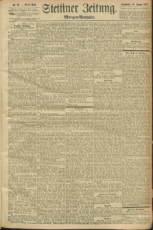 Stettiner Zeitung. 1897, Nr. 25 (16 Februar) - Morgen-Ausgabe