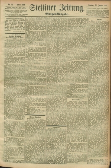 Stettiner Zeitung. 1897, Nr. 51 (31 Januar) - Morgen-Ausgabe