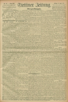 Stettiner Zeitung. 1897, Nr. 187 (23 April) - Morgen-Ausgabe