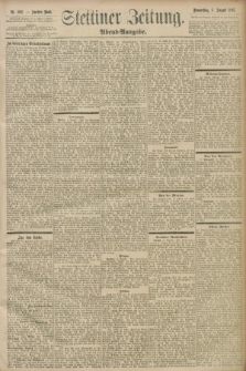 Stettiner Zeitung. 1897, Nr. 362 (5 August) - Abend-Ausgabe