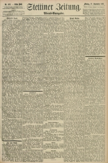 Stettiner Zeitung. 1897, Nr. 452 (27 September) - Abend-Ausgabe