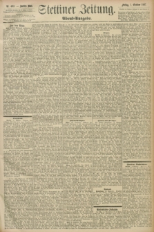 Stettiner Zeitung. 1897, Nr. 460 (1 Oktober) - Abend-Ausgabe