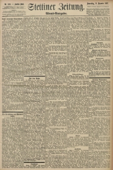 Stettiner Zeitung. 1897, Nr. 588 (16 Dezember) - Abend-Ausgabe
