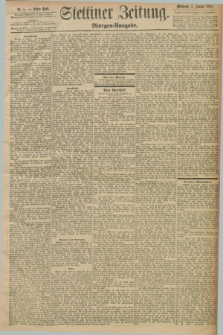Stettiner Zeitung. 1898, Nr. 5 (5 Januar) - Morgen-Ausgabe