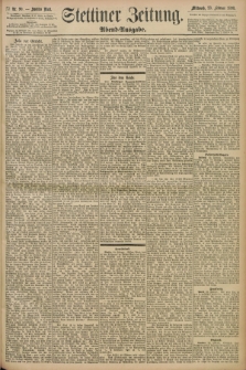Stettiner Zeitung. 1898, Nr. 90 (23 Februar) - Abend-Ausgabe