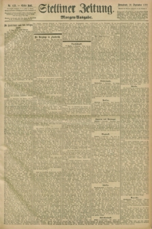 Stettiner Zeitung. 1898, Nr. 423 (10 September) - Morgen-Ausgabe