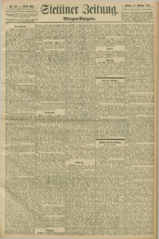 Stettiner Zeitung. 1898, Nr. 481 (14 Oktober) - Morgen-Ausgabe