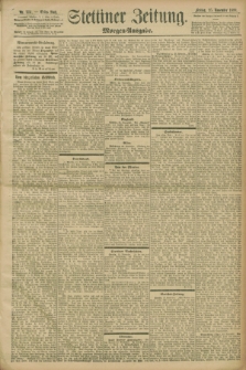 Stettiner Zeitung. 1898, Nr. 551 (25 November)