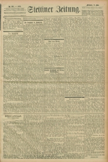 Stettiner Zeitung. 1899, Nr. 201 (31 Mai)