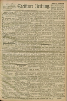Stettiner Zeitung. 1899, Nr. 298 (21 September)