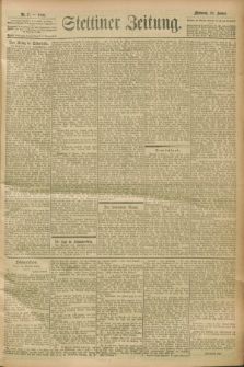 Stettiner Zeitung. 1900, Nr. 7 (10 Januar)