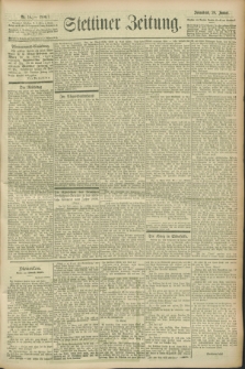 Stettiner Zeitung. 1900, Nr. 16 (20 Januar)