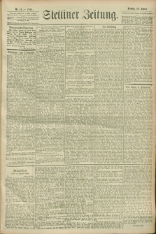 Stettiner Zeitung. 1900, Nr. 18 (23 Januar)