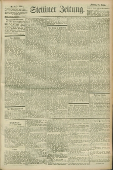 Stettiner Zeitung. 1900, Nr. 19 (24 Januar)