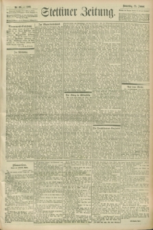 Stettiner Zeitung. 1900, Nr. 20 (25 Januar)