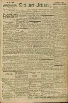 Stettiner Zeitung. 1900, Nr. 22 (27 Januar)