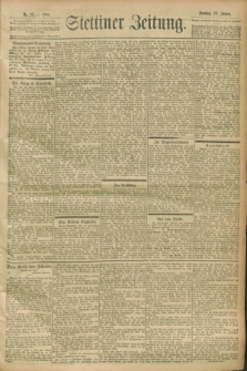 Stettiner Zeitung. 1900, Nr. 23 (28 Januar)