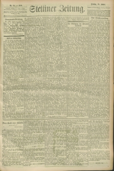 Stettiner Zeitung. 1900, Nr. 24 (30 Januar)