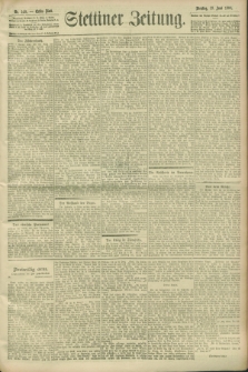 Stettiner Zeitung. 1900, Nr. 140 (19 Juni)