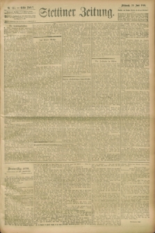 Stettiner Zeitung. 1900, Nr. 141 (20 Juni)