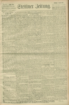 Stettiner Zeitung. 1900, Nr. 157 (8 Juli)