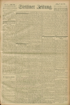 Stettiner Zeitung. 1900, Nr. 173 (27 Juli)