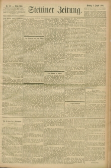 Stettiner Zeitung. 1900, Nr. 182 (7 August)