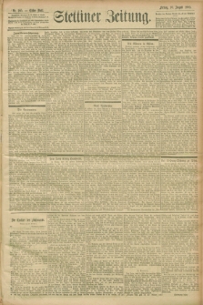 Stettiner Zeitung. 1900, Nr. 185 (10 August)