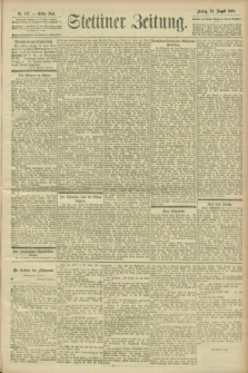 Stettiner Zeitung. 1900, Nr. 197 (24 August)