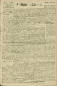 Stettiner Zeitung. 1900, Nr. 202 (30 August)