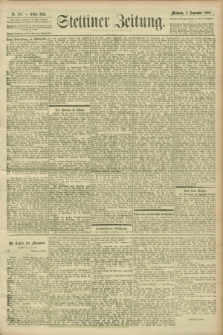 Stettiner Zeitung. 1900, Nr. 207 (5 September)