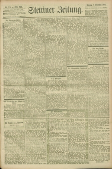 Stettiner Zeitung. 1900, Nr. 211 (9 September)