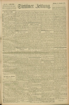 Stettiner Zeitung. 1900, Nr. 213 (12 September)