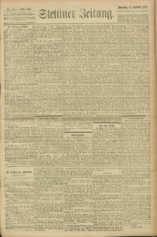 Stettiner Zeitung. 1900, Nr. 214 (13 September)