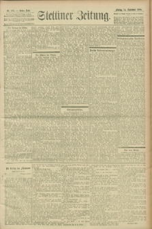 Stettiner Zeitung. 1900, Nr. 215 (14 September)