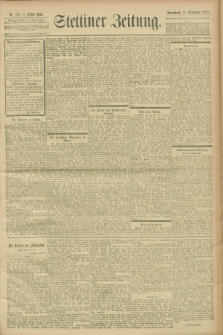 Stettiner Zeitung. 1900, Nr. 216 (15 September)