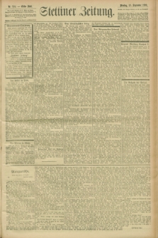 Stettiner Zeitung. 1900, Nr. 224 (25 September)