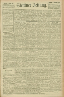 Stettiner Zeitung. 1900, Nr. 225 (26 September)