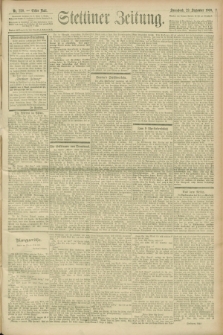 Stettiner Zeitung. 1900, Nr. 228 (29 September)